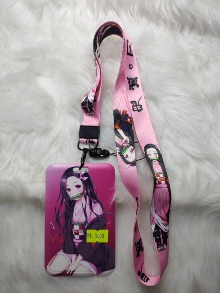 Demon Slayer (Kimetsu no Yaiba) Lanyard + Portagafete
