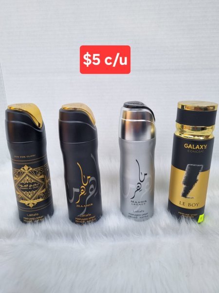 Perfume Lataffa y Galaxy en spray para hombre.